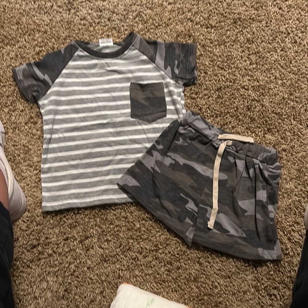 Little kids camp outfit boy or girl